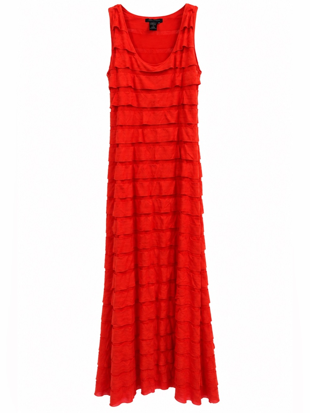 Max Edition Sleeveless Tiered Maxi Dress - Red